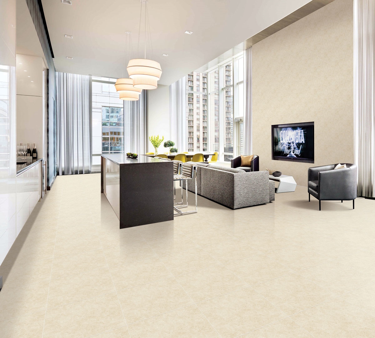 Phòng mẫu Gạch lát nền viglacera ECO-M622