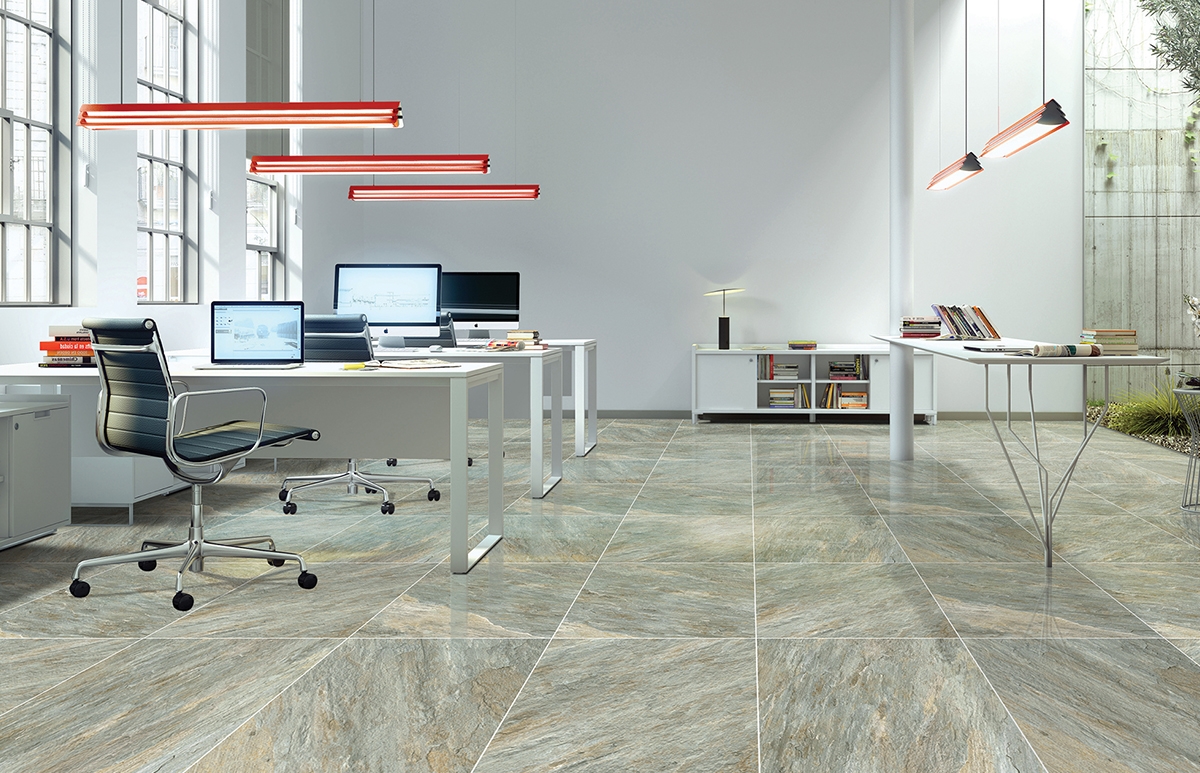 Gạch lát nền Viglacera Eco-621 phù hợp sử dụng lát văn phòng