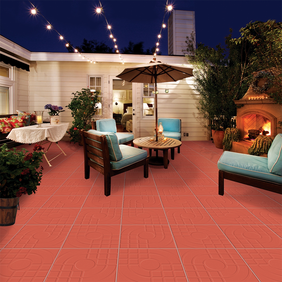 Hình ảnh phối cảnh Gạch lát nền Viglacera D404