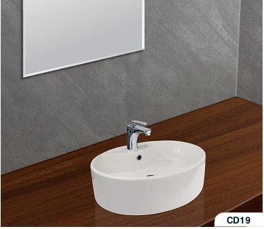 Chậu rửa lavabo dương bàn Viglacera CD19