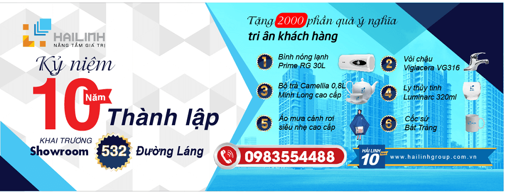 Kỷ niệm 10 năm thành lập Hải Linh tặng nhiều phần quà
