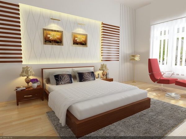 Sử dụng gạch ốp tường phòng ngủ có thực sự cần thiết hay không?