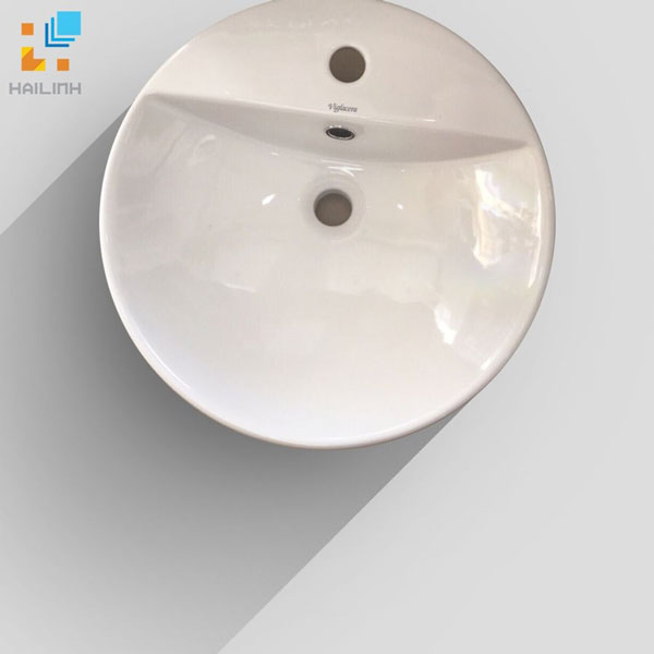 Chậu rửa mặt đặt bàn đá Viglacera V26
