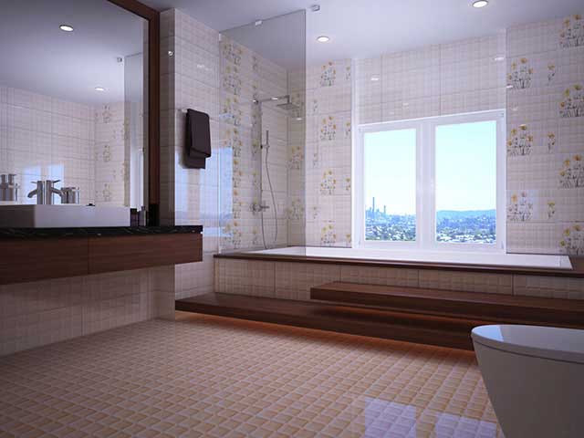Gạch lát nền Viglacera KS3634 - Phòng mẫu