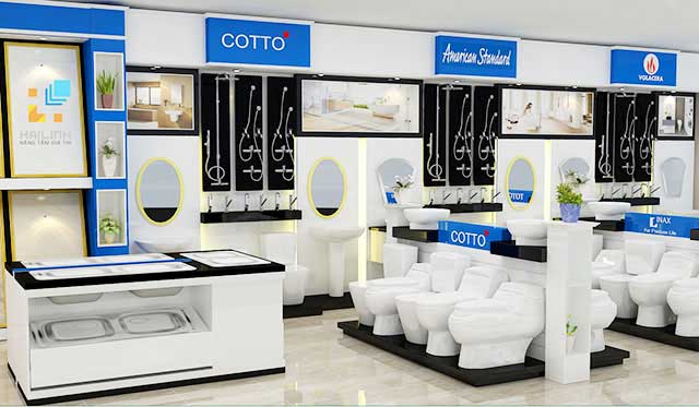 Showroom Hải Linh - nơi hội tụ các thương hiệu thiết bị vệ sinh nổi tiếng