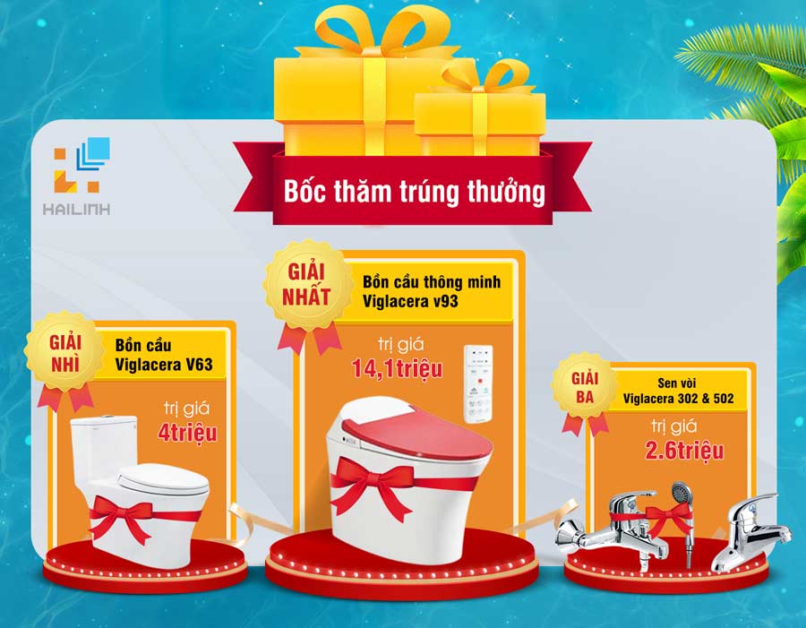 quà bốc thăm trúng thưởng mừng khai chương showroom hà đông