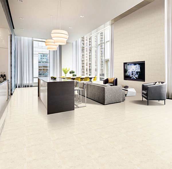 gạch lát nền phòng khách chung cư