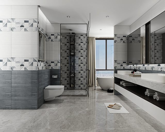 Phòng mẫu gạch ốp tường Viglacera KT 3654