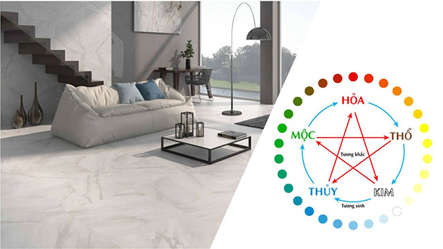 Cách chọn gạch lát nền nhà theo 5 mệnh gia chủ