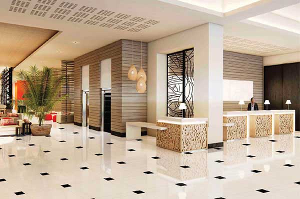 Gạch Viglacera 80×80 được sử dụng nhiều cho sảnh chờ