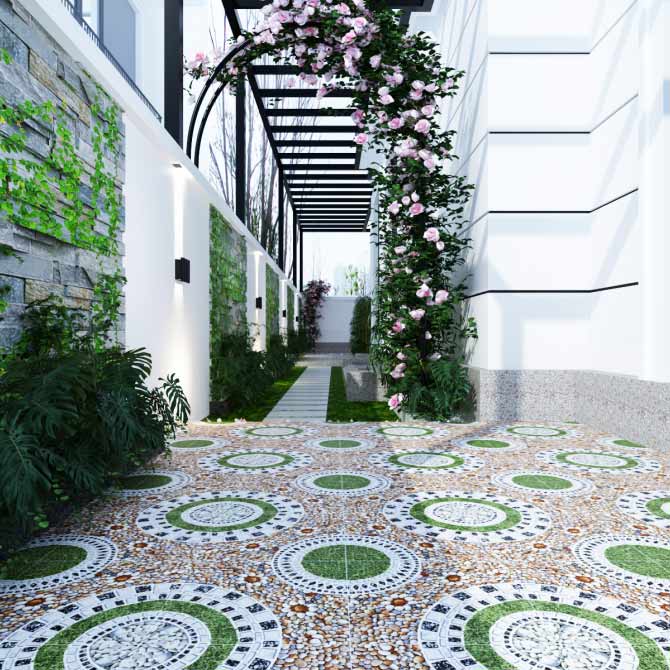 Phối cảnh gạch SG409