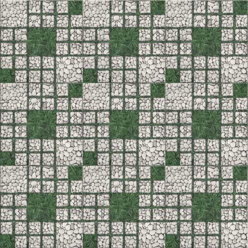 Hình gạch SH437 ghép