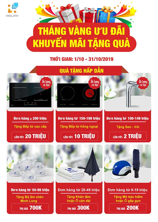 Chương trình khuyến mãi tháng 10