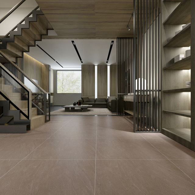 Gạch ốp tường men mờ cho phòng khách