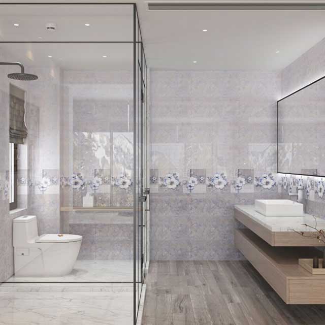 Phòng mẫu gạch ốp tường Viglacera UB 3664A