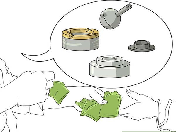 Vệ sinh làm sạch các bộ phận bên trong vòi