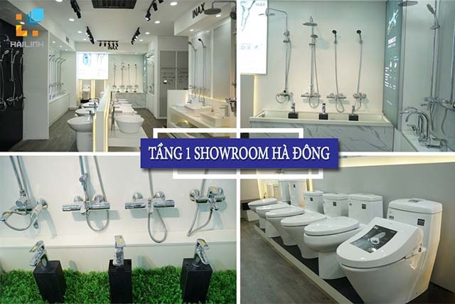 Toàn cảnh tầng 1 showroom Hà Đông