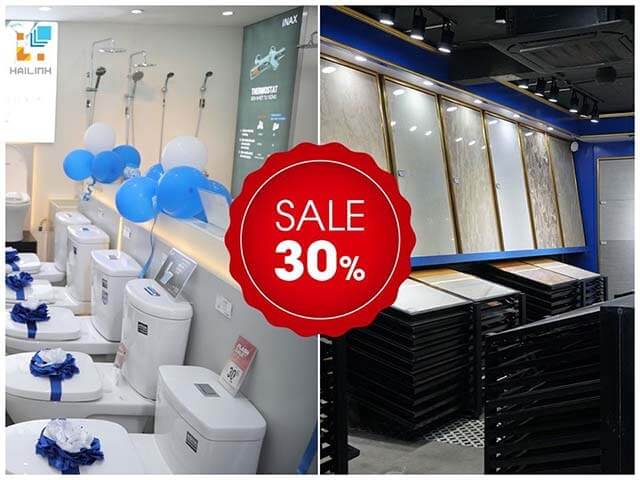 Chiết khấu lên đến 30%