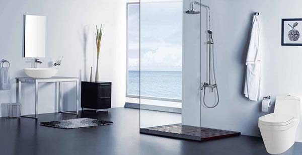 Trang trí nhà tắm đẹp đôi khi chỉ cần sự đơn giản, gọn gàng mà không kém phần tiện nghi