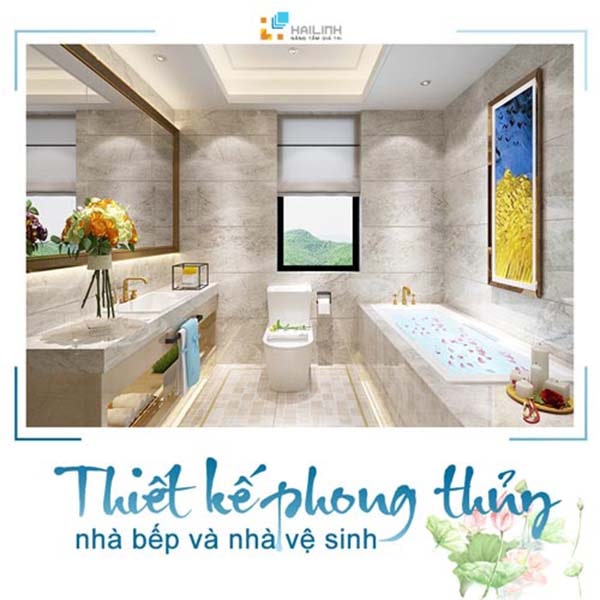 Cách bố trí nhà vệ sinh hợp phong thủy