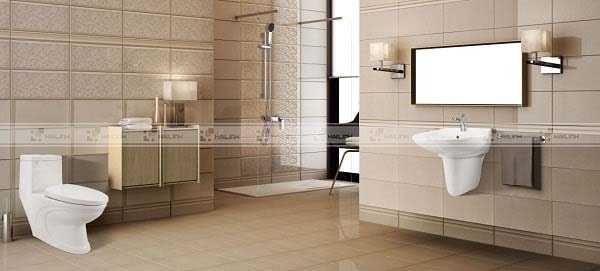 Nhà tắm đẹp đòi hỏi sự bố trí khoa học, tận dụng tối đa không gian