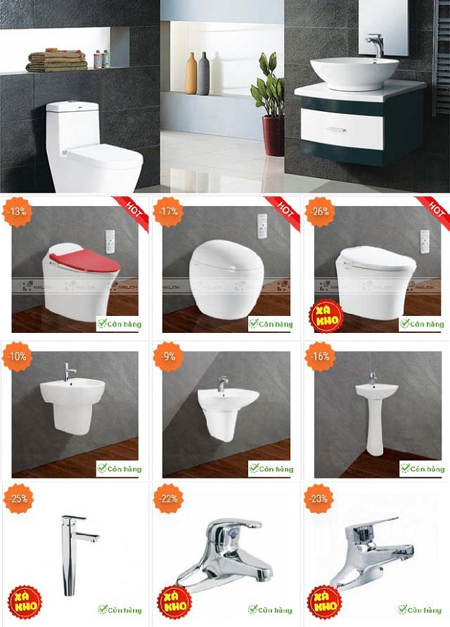 Báo giá thiết bị vệ sinh Viglacera 2020 mới nhất