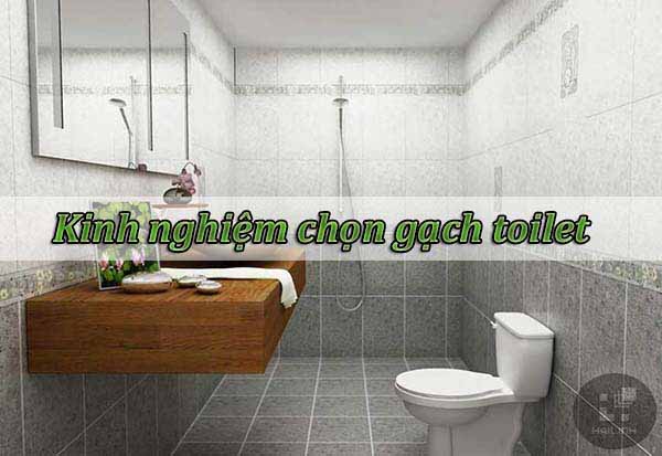 Kinh nghiệm chọn gạch toilet phù hợp với không gian