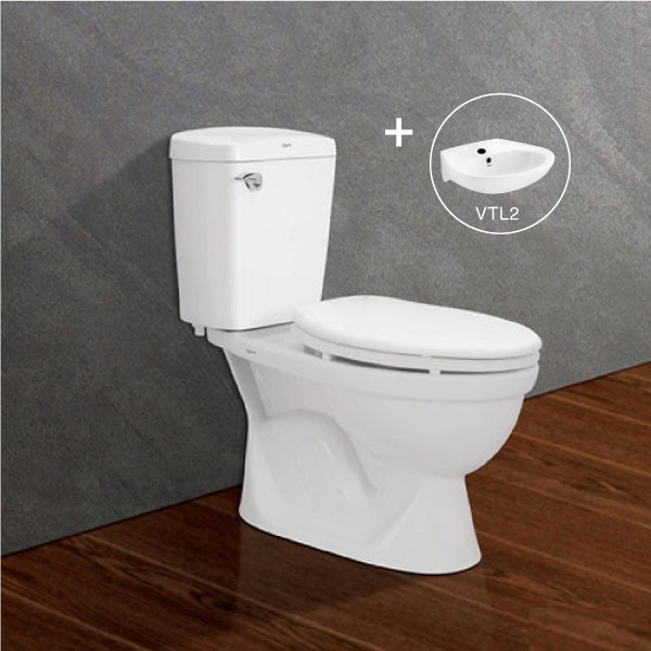 Bồn cầu VI77 + Chậu VTL2