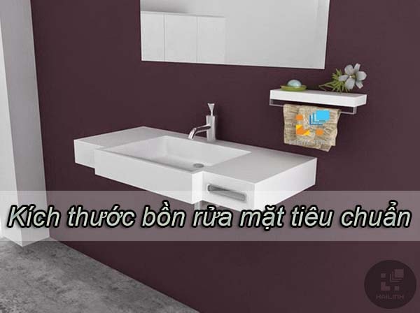 chọn kích thước bồn rửa mặt tiêu chuẩn,