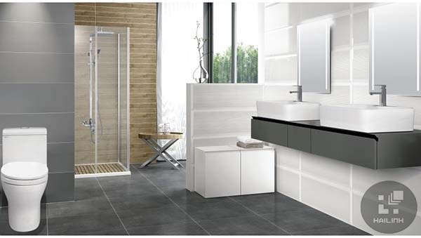 không gian phòng tắm rộng