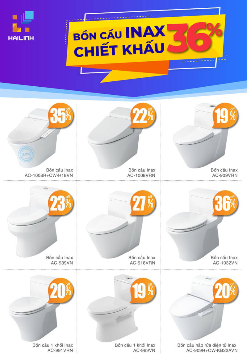 bồn cầu giảm 36%