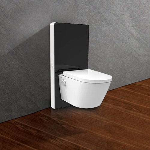 Bồn cầu thông minh Viglacera Platinum P.16.320 (Kính đen)