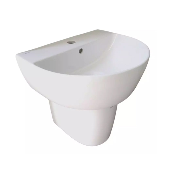 Chậu rửa + Chân treo tường Viglacera V37