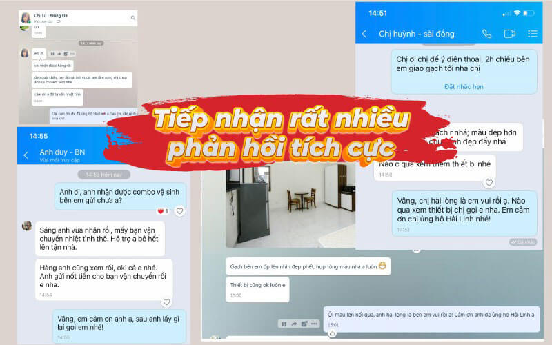 Hải Linh đón nhận những phản hồi rất tích cực từ phía khách hàng