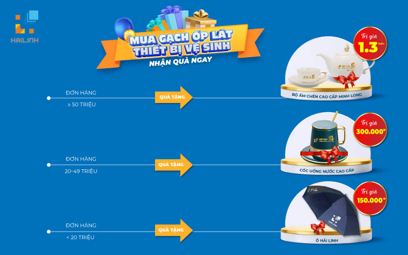 Mua là có quà - dành tặng cho 100% đơn hàng