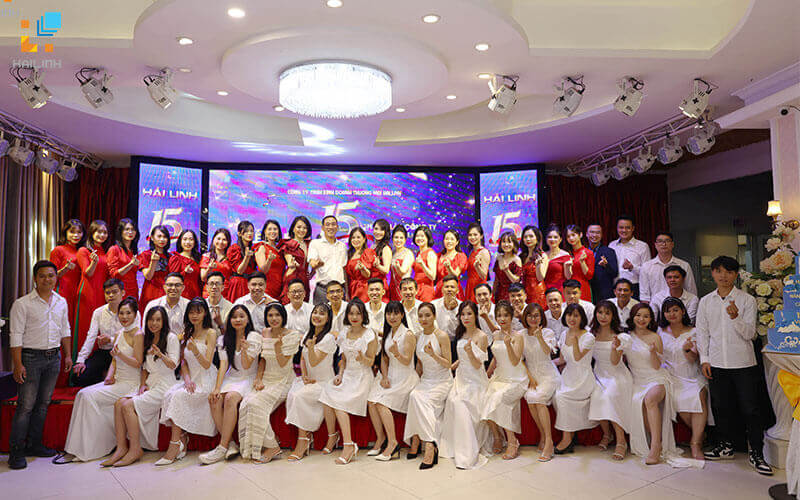 Lễ kỷ niệm 15 năm thành lập công ty TNHH kinh doanh thương mại Hải Linh