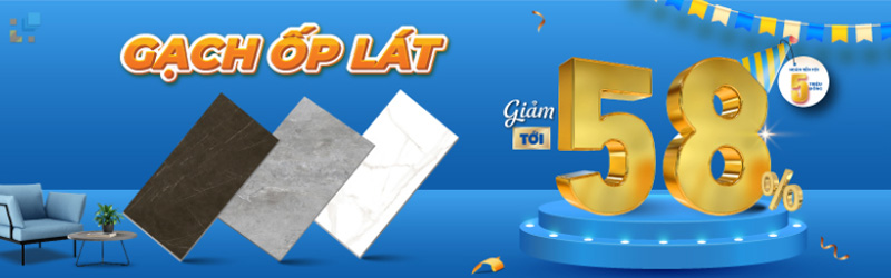 Hải Linh giảm giá gạch ốp lát lên tới 58%