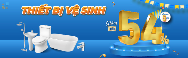 Hải Linh giảm giá thiết bị vệ sinh lên tới 54%