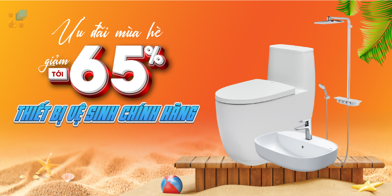 Thiết bị vệ sinh chính hãng sale sốc -54%