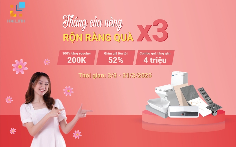 Chào tháng của nàng với cơn mưa QUÀ TẶNG HẤP DẪN